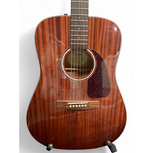 Used Fender CD140S Dreadnought Mahogany Acoustic Guitar