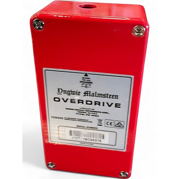 Used Fender YNGWIE MALMSTEEN OVERDRIVE Effect Pedal