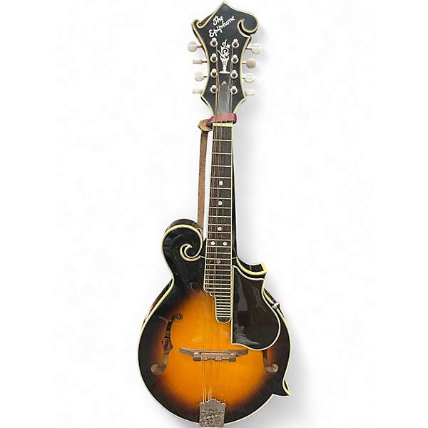 Used Epiphone MM50 F Style Tobacco Sunburst Mandolin
