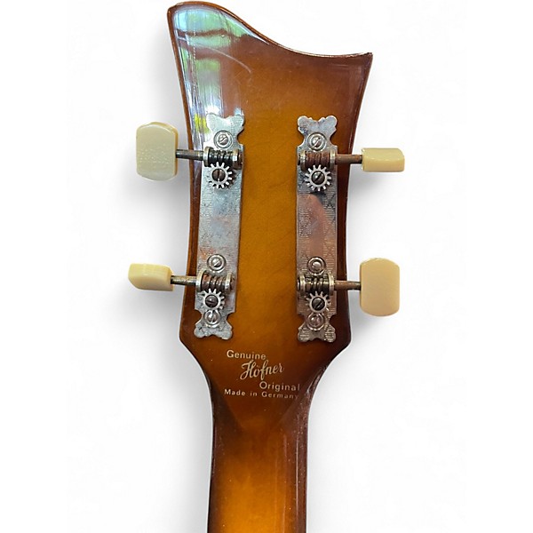 Used Hofner 500/1 Violin 62 2 Tone Sunburst Electric Bass Guitar