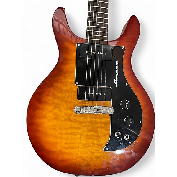 Used Ampeg AMG1 Trans Amber Solid Body Electric Guitar