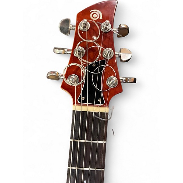 Used Ampeg AMG1 Trans Amber Solid Body Electric Guitar