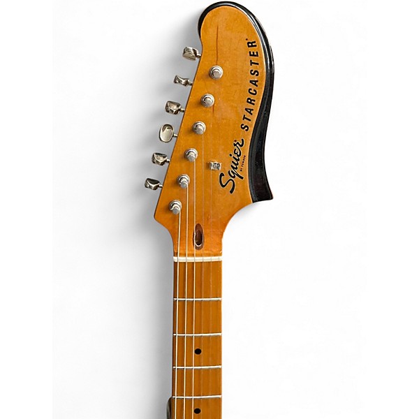 Used Squier Classic Vibe Starcaster Natural Hollow Body Electric Guitar