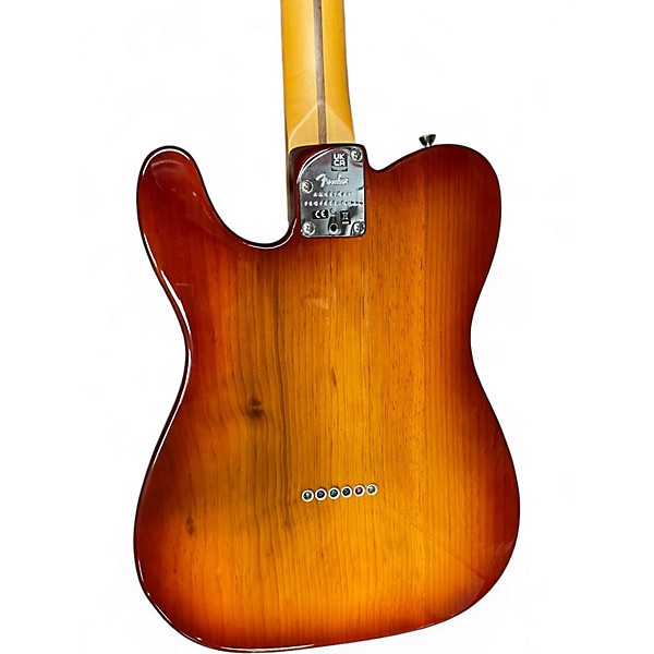 Used Fender American Professional II Telecaster Sienna Sunburst Solid Body Electric Guitar