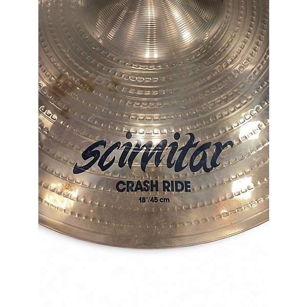 Used Zildjian 18in Scimitar Crash Ride Cymbal