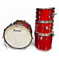 Used 1970s Premier 4 Piece PROJECTOR Candy Apple Red Drum Kit thumbnail