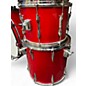 Used 1970s Premier 4 Piece PROJECTOR Candy Apple Red Drum Kit