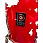 Used 1970s Premier 4 Piece PROJECTOR Candy Apple Red Drum Kit