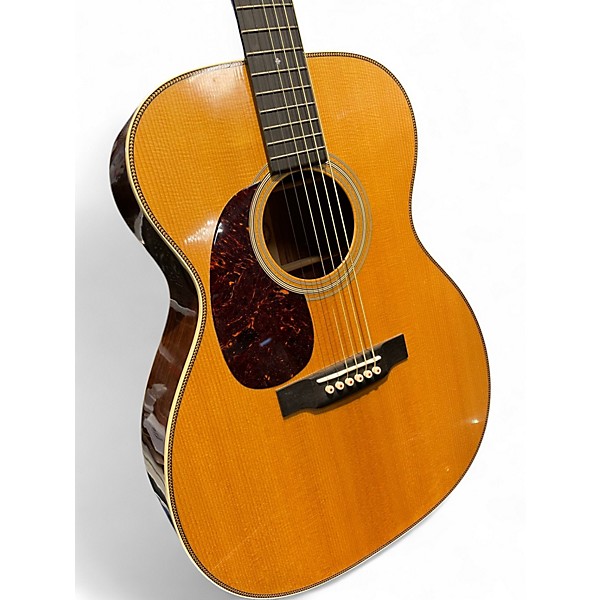 Used 2020s Martin OM 28 LH Natural Acoustic Guitar