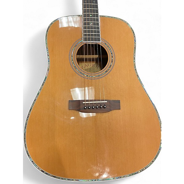 Used Zager ZAD-80/N Natural Acoustic Guitar
