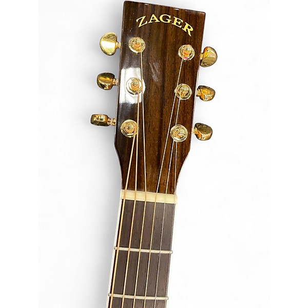 Used Zager ZAD-80/N Natural Acoustic Guitar