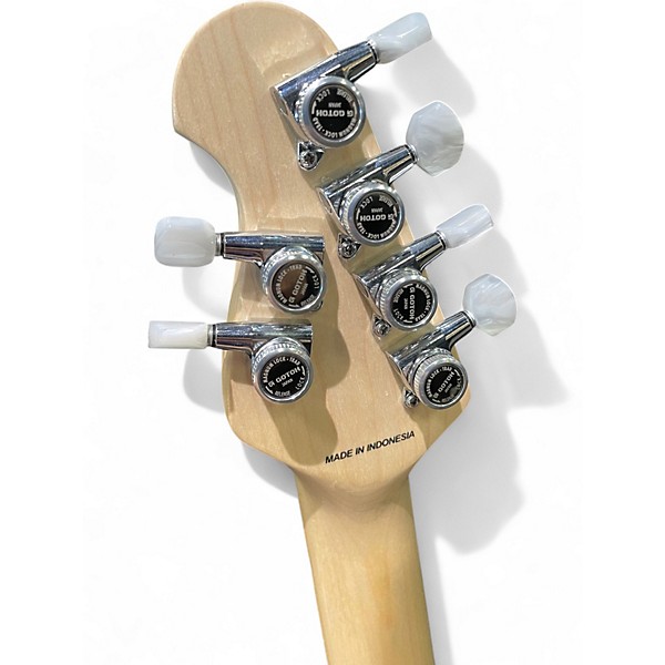 Used Sterling by Music Man Sub AX3 Axis Yellow Solid Body Electric Guitar