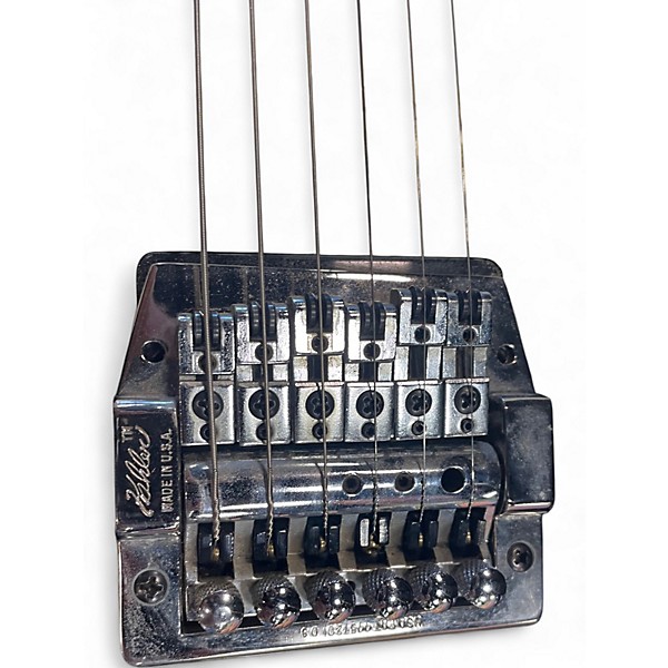 Vintage 1991 Fender Standard Stratocaster Black and White Solid Body Electric Guitar