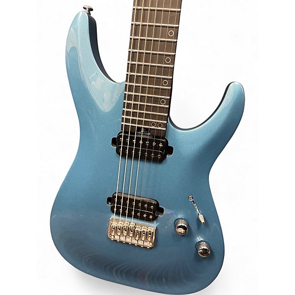 Used Schecter Guitar Research AARON MARSHALL AM7  Jade Pearl Metallic Solid Body Electric Guitar