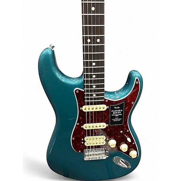 Used Fender Player II Stratocaster HSS Ocean Turquoise Solid Body Electric Guitar