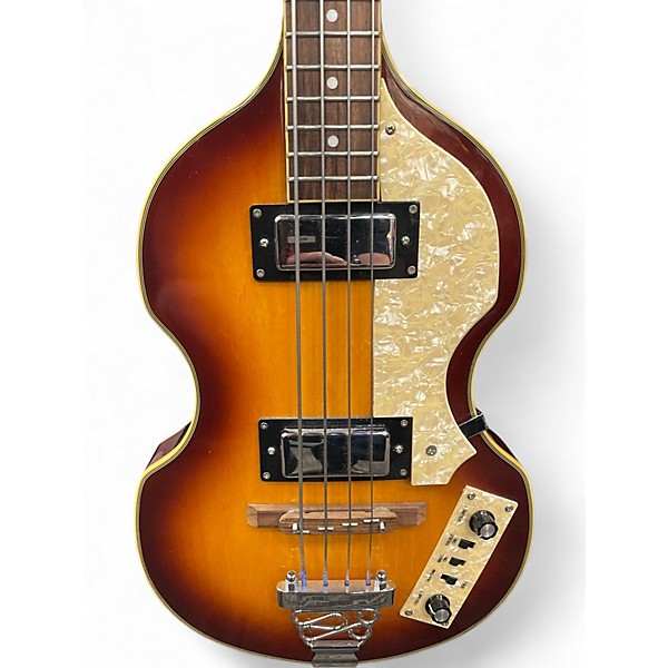 Used Jay Turser VIOLIN BASS 2 Color Sunburst Electric Bass Guitar