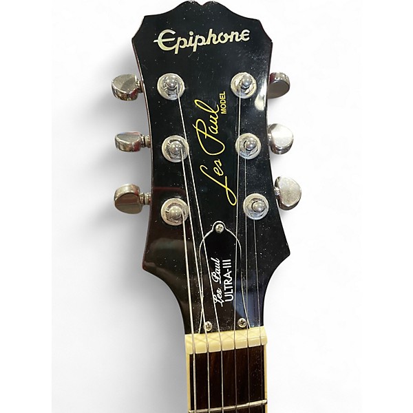 Used Epiphone Les Paul Ultra III Faded Cherry Sunburst Solid Body Electric Guitar