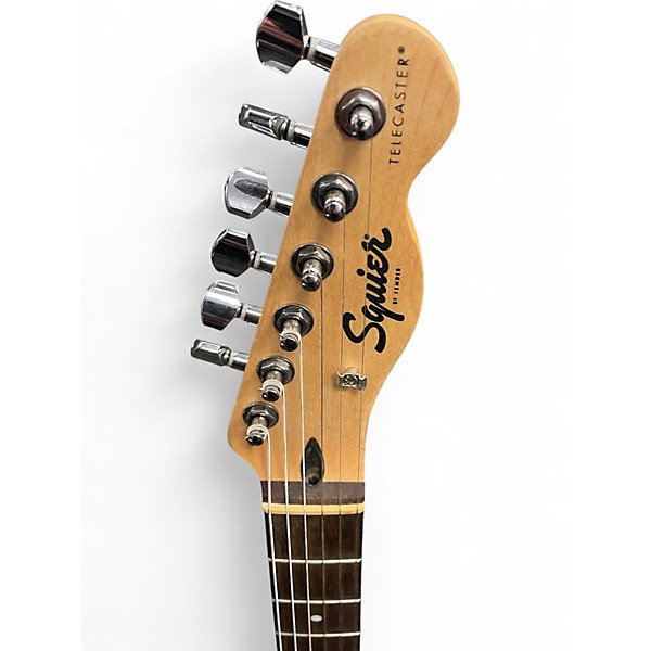 Used Squier Telecaster Foam Green Solid Body Electric Guitar