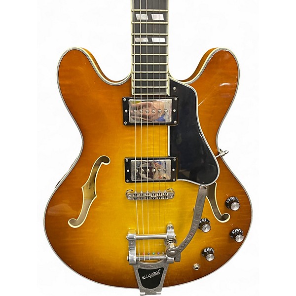 Used Eastman T486B BURST Hollow Body Electric Guitar