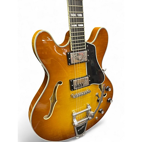 Used Eastman T486B BURST Hollow Body Electric Guitar