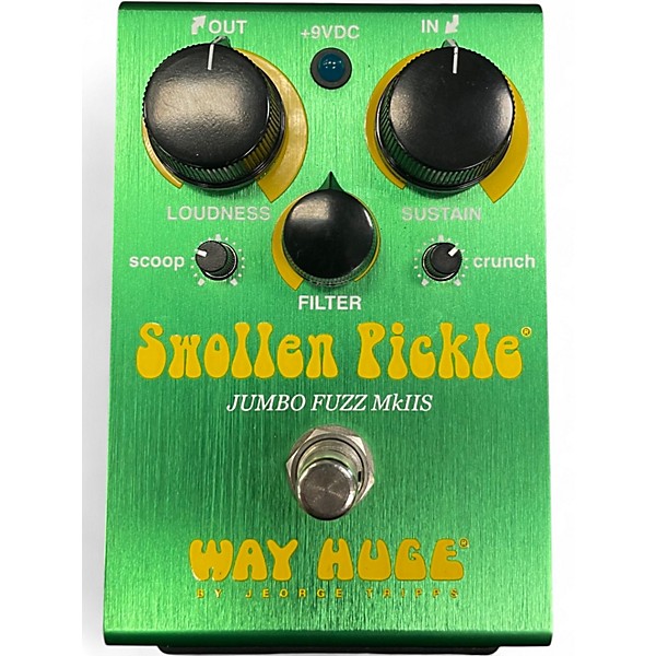 Used Way Huge Electronics WHE401 Swollen Pickle MKII Super Jumbo Fuzz Effect Pedal