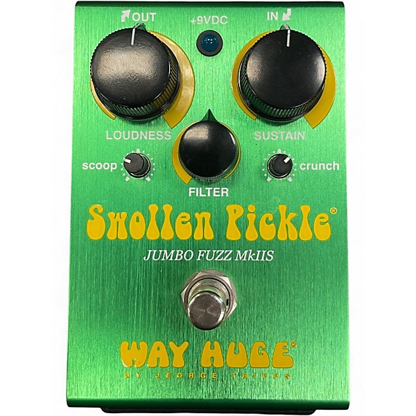 Used Way Huge Electronics WHE401 Swollen Pickle MKII Super Jumbo Fuzz Effect Pedal