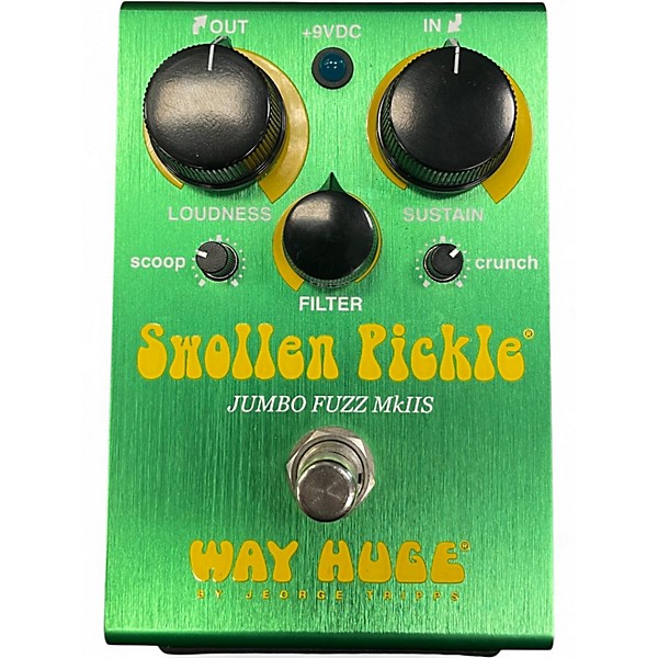 Used Way Huge Electronics WHE401 Swollen Pickle MKII Super Jumbo Fuzz Effect Pedal
