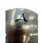 Used Zildjian 14in A Custom Mastersound Hi Hat Pair Cymbal