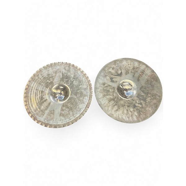 Used Zildjian 14in A Custom Mastersound Hi Hat Pair Cymbal
