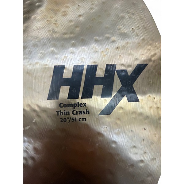 Used SABIAN 20in HHX Complex Thin Crash Cymbal
