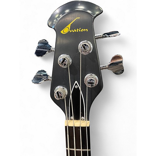 Vintage 1970s Ovation MAGNUM III Silverburst Electric Bass Guitar