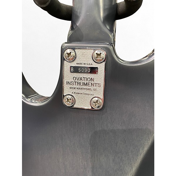 Vintage 1970s Ovation MAGNUM III Silverburst Electric Bass Guitar