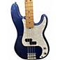 Used 2024 Fender Player Precision Bass Metallic Blue Electric Bass Guitar