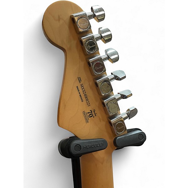 Used Fender Player Stratocaster Black Solid Body Electric Guitar