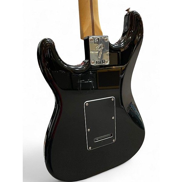 Used Fender Player Stratocaster Black Solid Body Electric Guitar