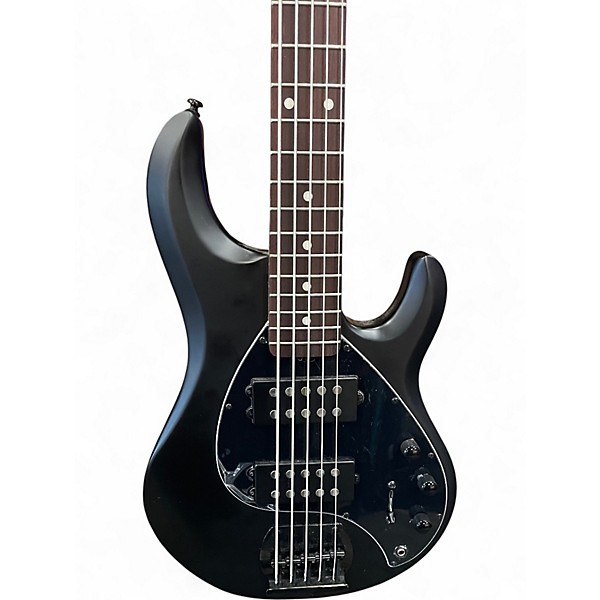 Used Sterling by Music Man StingRay5 Black Electric Bass Guitar