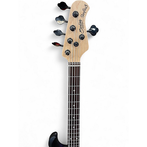 Used Sterling by Music Man StingRay5 Black Electric Bass Guitar