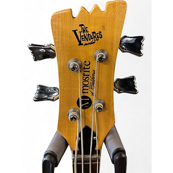 Vintage 1966 Mosrite VENTURES BASS INK BLUE Electric Bass Guitar