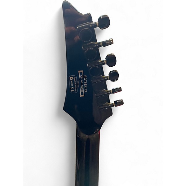 Used Ibanez RGT6EXFX Black Solid Body Electric Guitar