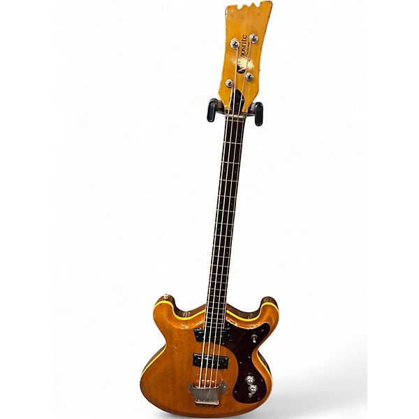 Vintage 1966 Mosrite joe maphis bass Natural Electric Bass Guitar