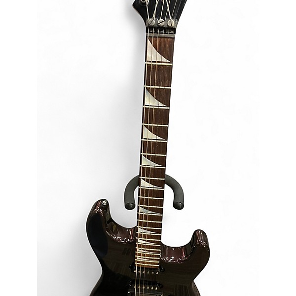 Vintage 1980s Charvel Model 4 Maroon Solid Body Electric Guitar
