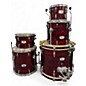 Used Pearl 6 Piece Export Red Oyster Wrap Drum Kit thumbnail