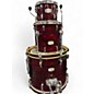 Used Pearl 6 Piece Export Red Oyster Wrap Drum Kit