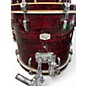 Used Pearl 6 Piece Export Red Oyster Wrap Drum Kit