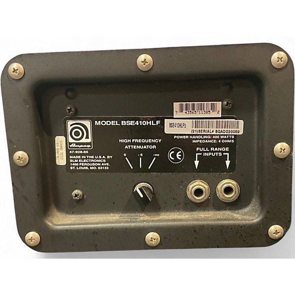 Used Ampeg BSE410HLF Bass Cabinet