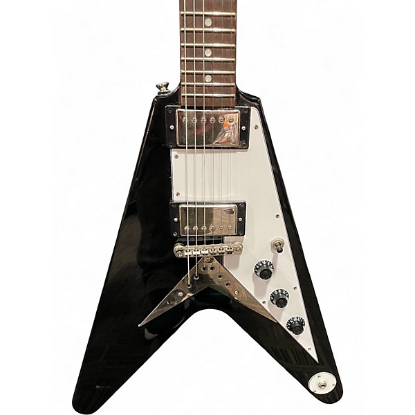 Used Epiphone V Black Solid Body Electric Guitar