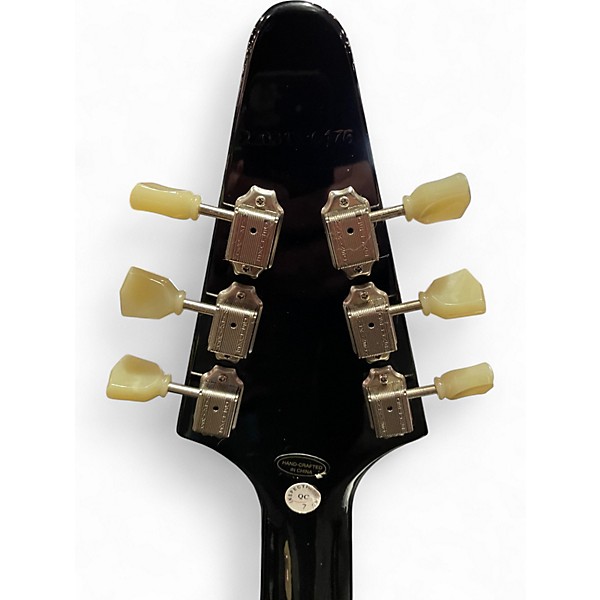 Used Epiphone V Black Solid Body Electric Guitar