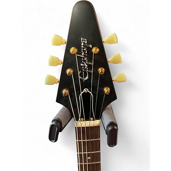 Used Epiphone inspired by 1958 flying v Natural Solid Body Electric Guitar