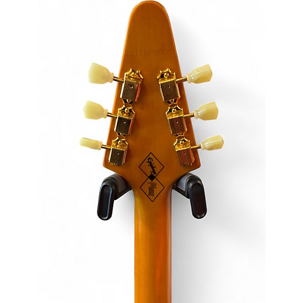 Used Epiphone inspired by 1958 flying v Natural Solid Body Electric Guitar