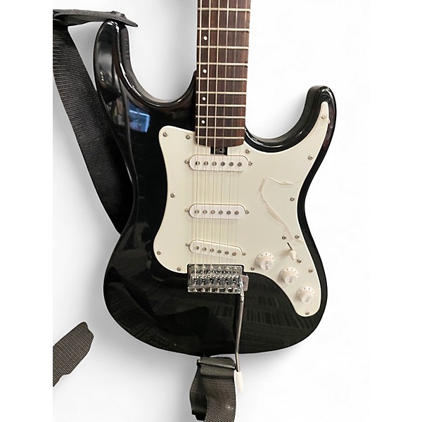 Used Vinci Signature Black Solid Body Electric Guitar